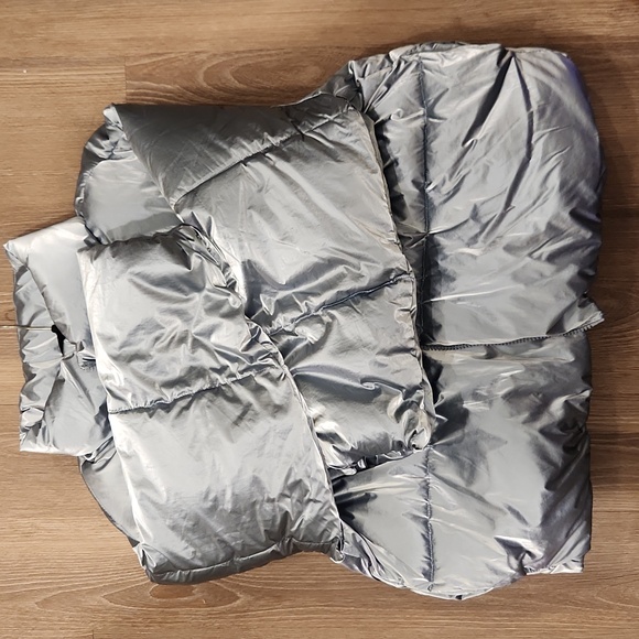 Water-Resistant Shiny Puffer Jacket - Picture 8 of 11